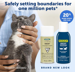 PetSafe SSSCAT Automatic Spray Pet Deterrent - Contactless Behavior Correction - Motion Sensor Air Burst - Odorless - Non-Staining - Versatile Placement Spray - Refill Can