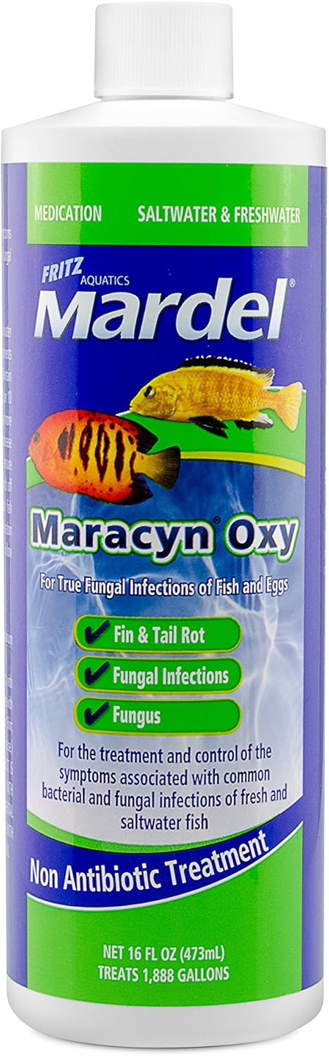 Mardel Fritz Aquatics Maracyn Oxy True Fungal Infection Relief (16-Ounce)