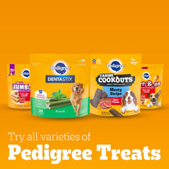 Pedigree Dentastix Small & Medium Breed Dog Treats, Original With Real Chicken, 13.93 oz. Bag (25 Treats)
