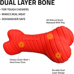 Playology Dri Tech Rope Dog Chew Toy