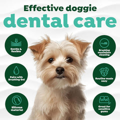 TropiClean Fresh Breath Finger Toothbrushes for Dogs & Puppies