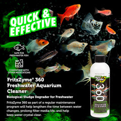 Fritz Aquatics 83302 FritzZyme 360 Biological Conditioner for Fresh Water Aquariums