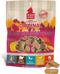 Plato Original Real Strips Turkey & Sweet Potato , Natural