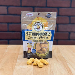 Exclusively Dog Best Buddy Bones Training Treats for Dogs and Puppies - Cheese Flavor, 5.5oz Resealable Bag