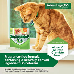Advantage XD Cat Flea Prevention &amp; Treatment For Cats | 1-Topical Dose, 2-Months of Protection Per Dose