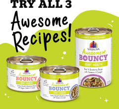 Weruva Awesome Bouncy Wet Dog Food, Chicken & Brown Rice with Veggies