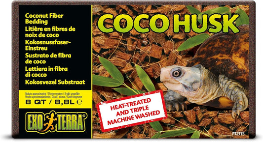 Exo Terra Coco Husk Terrarium Substrate, 8-Quart