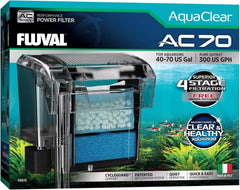 Fluval - Clear-Carb for AC70/AC110 Power Filter, 10.8 oz / 310 g, 2-Pack – Improves Fish Health, for Use in Freshwater & Saltwater Aquariums