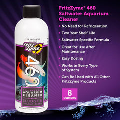 Fritz Aquatics 83369 FritzZyme 460 Biological Conditioner for Salt Water Aquariums