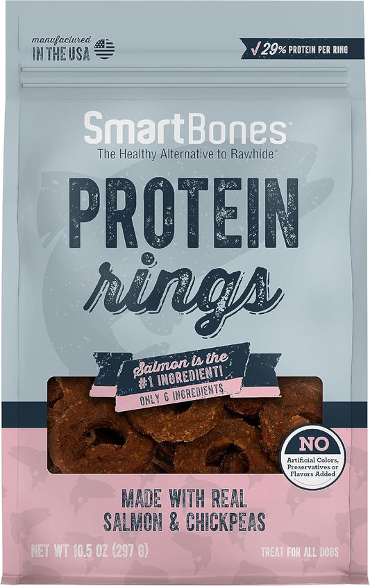 SmartBones Protein Rings with Real Salmon and Chickpeas