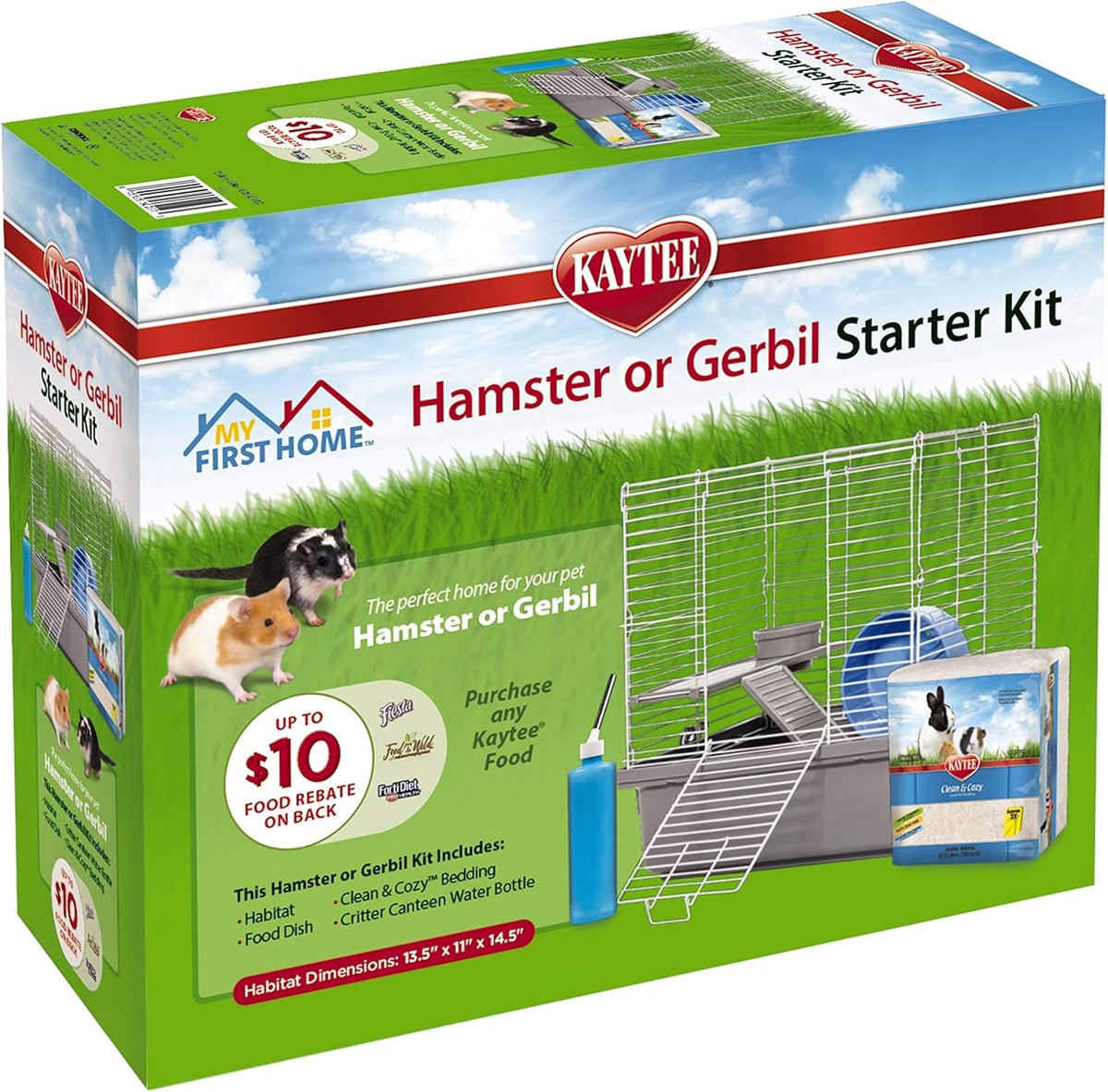 Kaytee My First Home Starter Kit Habitat for Pet Hamsters or Gerbils