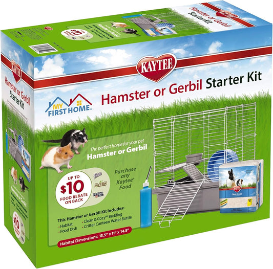 Kaytee My First Home Starter Kit Habitat for Pet Hamsters or Gerbils