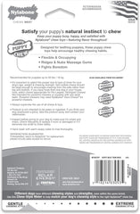 Nylabone Ring Bone Chew Toy for Puppies, Puppy Teething Toys, Puppy Enrichment Toys, Chicken Flavor