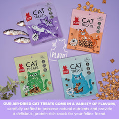 PLATO Pet Treats Cat Treats - Single Ingredient, Healthy Treats for Indoor Cats  - 2.5 oz