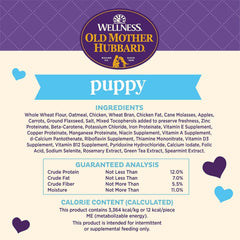 Old Mother Hubbard Wellness Puppy Dog Biscuits, Natural, Training Treats for Puppies, Oatmeal & Chicken Flavor, Mini Size, (20 Ounce Bag)