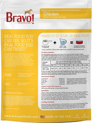 Bravo! Homestyle Complete Freeze Dried Raw Dog Food or Topper, 4 Pounds, Add Water to Rehydrate for up to 18 Pounds of Food, Grain Free, Gluten Free
