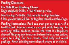 Milk-Bone Original Brushing Chews, Mini Daily Dental Dog Treats Scrubbing Action Helps Clean Teeth