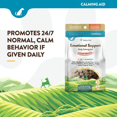 NaturVet Scoopables Emotional Support for Dogs - Daily Calming Aid Promotes 24/7 Normal, Calm Behavior - Hickory Smoked Bacon Flavored
