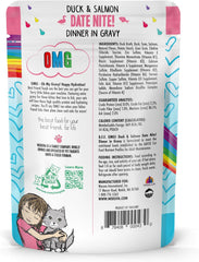 Weruva B.F.F. OMG - Best Feline Friend Oh My Gravy!, Date Nite! with Duck & Salmon in Gravy Cat Food