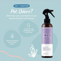 kin+kind Dog Deodorizing Spray - Safe, Natural, & Easy to Use Pet Odor Eliminator, Premium Cat/Dog Detangler Spray Formula Made w/Aloe, Dog Deodorizer for Smelly Dogs/Cats Made in The USA