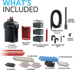 Fluval 307 Perfomance Canister Filter - for Aquariums Up to 70 Gallons - Aquarium Canister Filter