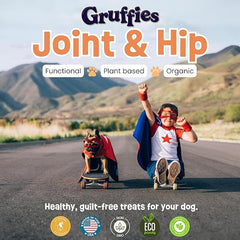 Joint and Hip Support Peanut Butter Dog Treats 170g - All Natural Ingredients, Made in The USA, Supplements for Mobility and Joint Health