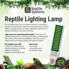 New Dawn LED Compact Lamp : 6500K, Full Spectrum LED Luminaire Lighting for Natural Plant Growth in Terrariums, Vivariums, Hydroponics & Aquaponics