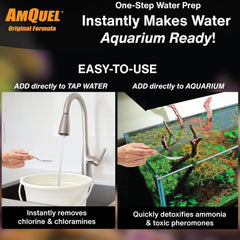 KORDON #31275 AmQuel Ammonia Control & Detoxifies Chloramine for Aquarium, 5-Gallon