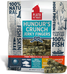 PLATO Hundur's Crunch Jerky Fingers