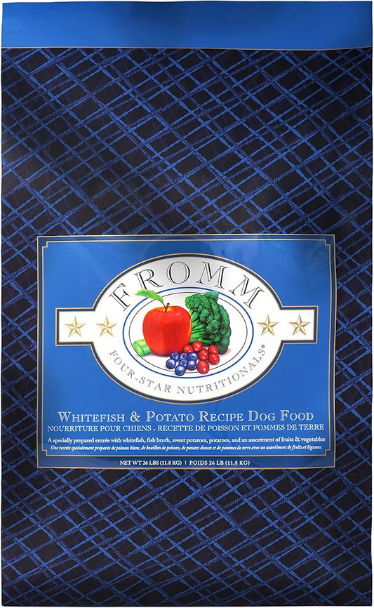 Fromm Four-Star Nutritionals Whitefish & Potato Dog Food - Premium Dry Dog Food - Whitefish Recipe