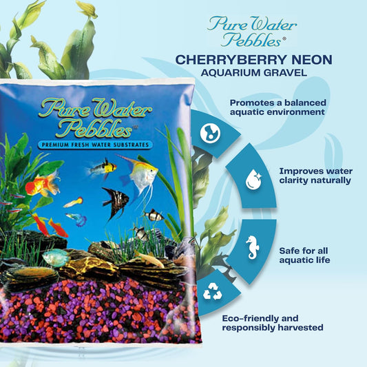 Neon Fruit Delight Aquarium Gravel - 5 lbs - Non-Toxic, Colorfast, Vibrant Substrate for Aquariums, Terrariums, Ponds & Crafts