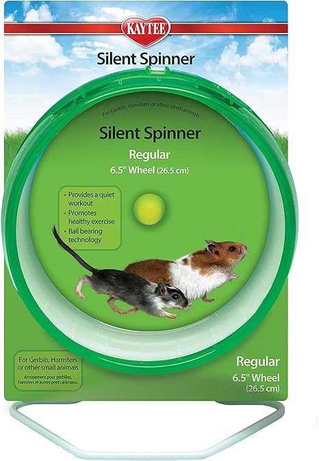 Kaytee® Silent Spinner Wheel for Small Animal Assorted Color 6.5 Inch