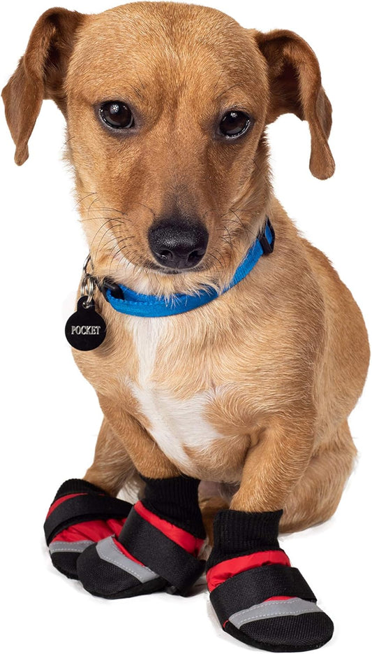 Fashion Pet Extreme All Weather Boots for Dogs | Dog Boots for Snow | Dog Boots for Small Dogs | Winter Dog Boots | Waterproof | Rain Gear | Adjustable/Reflective Strap | X-Large