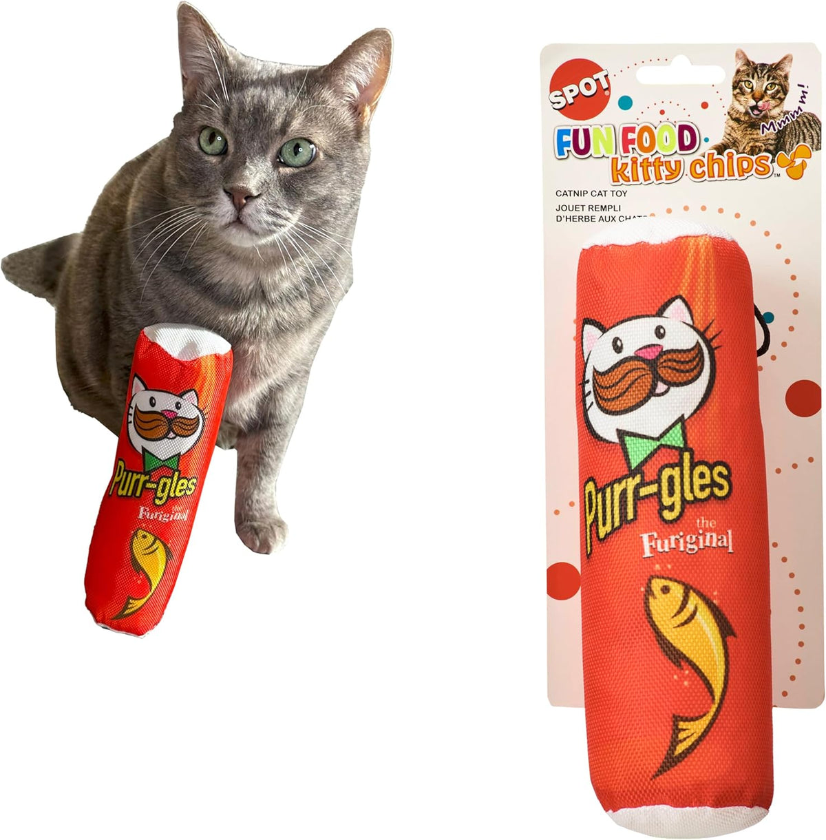SPOT Ethical Products Fun Food PURRGLES Kicker 8"