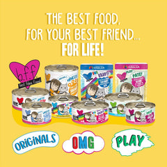 Weruva B.F.F. Play - Best Feline Friend Paté Lovers, Aw Yeah!, Chicken, Duck & Turkey Take a Chance with Chicken, Duck & Turke