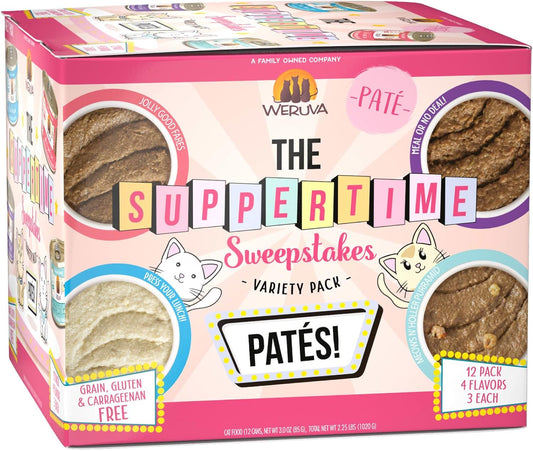 Weruva, The Suppertime Sweepsteaks Variety Pack Canned Cat Food Paté