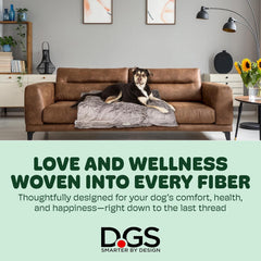 Dog Gone Smart Pet Products ChillKuzzi Blanket, Chocolate Truffle, 30"x40"