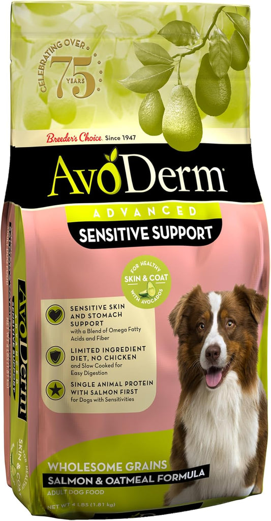 AvoDerm Advanced Sensitive Support Wholesome Grains Salmon & Oatmeal Formula