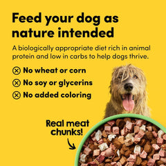 Animals Like Us - RawMix50 Premium Freeze-Dried Raw Grass-Fed Lamb Recipe Dog Food, Protein Rich, Includes Kibble, Non-GMO, No Wheat or Corn