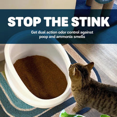 Eco-Shell Naturally Fresh Cat Litter Made From Walnut Shells, Unscented,, Biodegradable, Dust-Free, Sustainable, 14 Lbs