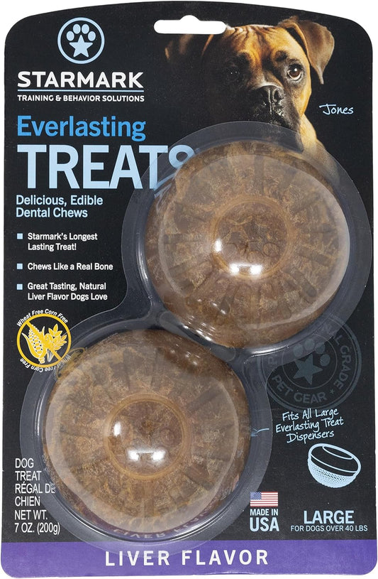 Starmark Everlasting Treat For Dogs, Liver, Large