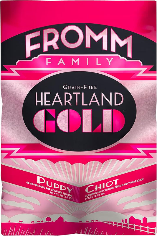 Fromm Heartland Gold Puppy Premium Dry Dog Food - Dry Puppy Food for Medium & Small Breeds - Beef Recipe.