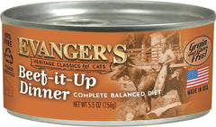 Evanger's Heritage Classic Beef It Up Dinner for Cats - 24, 5.5 oz cans