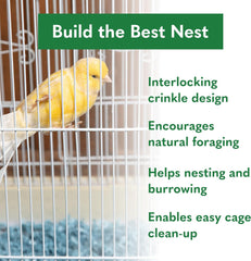 Fibercore ECO BEDDING 99% Dust Free Paper Bedding for Small Pets and Birds, Blue