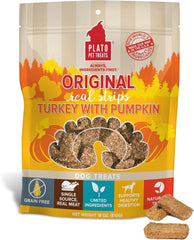 PLATO Original Real Strips Turkey & Pumpkin , Natural