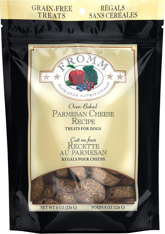 Fromm Four-Star Parmesan Cheese Grain-Free Dog Treats-8 oz