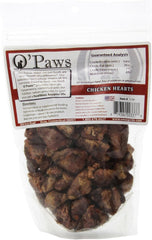 Omas Pride Opaws Freeze Dried Raw Whole Chicken Heart Treats For Dogs/Cats, 4-Ounce