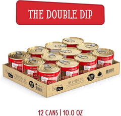 Weruva Dogs in The Kitchen, The Double Dip with Beef & Wild-Caught Salmon Au Jus Dog Food (Pack of 12)