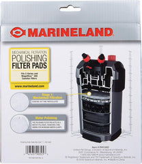 Marineland Polishing Filter Pads, 2 Count, Support Mechanical Aquarium Filtration, Fit C-Series and Magniflow 360 and 400 Canister Filters