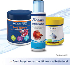 Aqueon BettaBow with Quick Clean Technology Aquarium Kit, Black Black 1 Gallon
